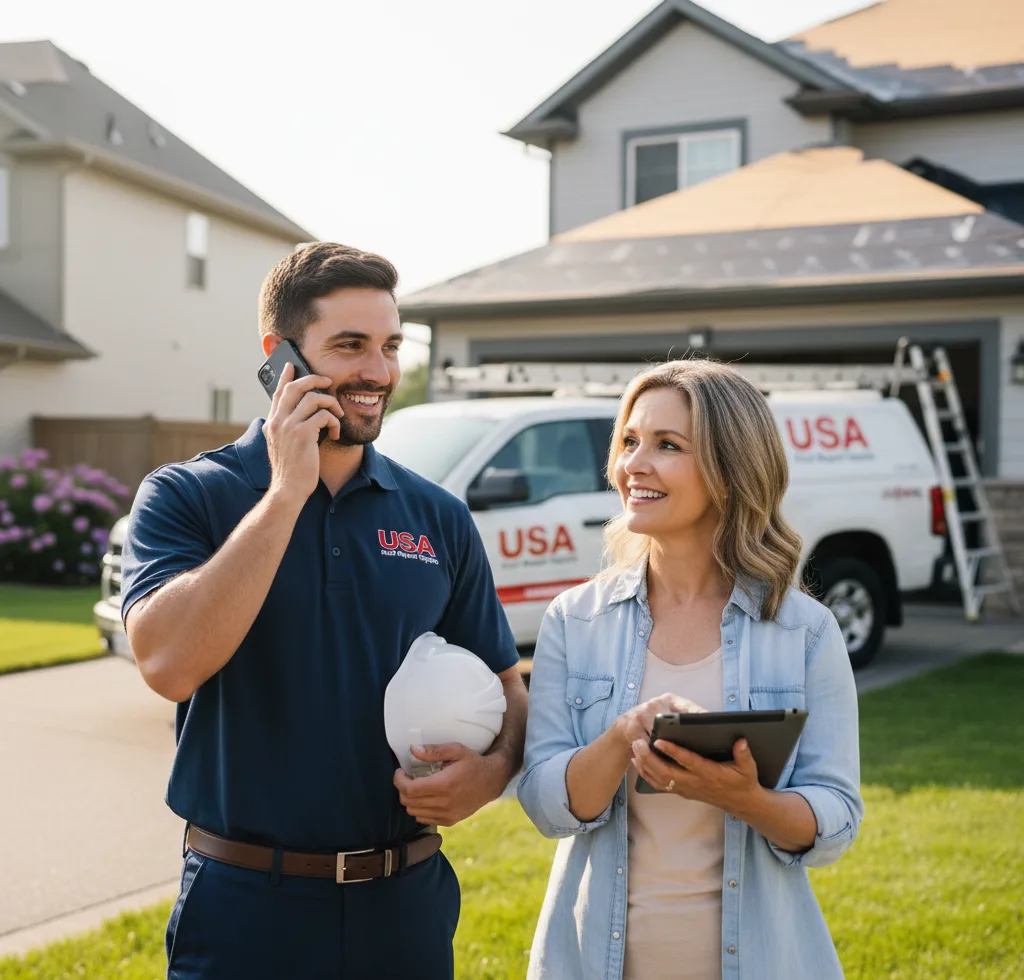 USA Roof Repair Experts customer support in Chula